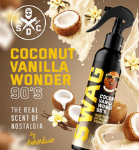 Désodorisant voiture Coconut Vanilla Wonder 90's 150ml - Senteur coco vanille - Bubble Auto