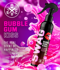 Désodorisant voiture Bubble Gum Kiss 150ml - Senteur sucrée - Bubble Auto
