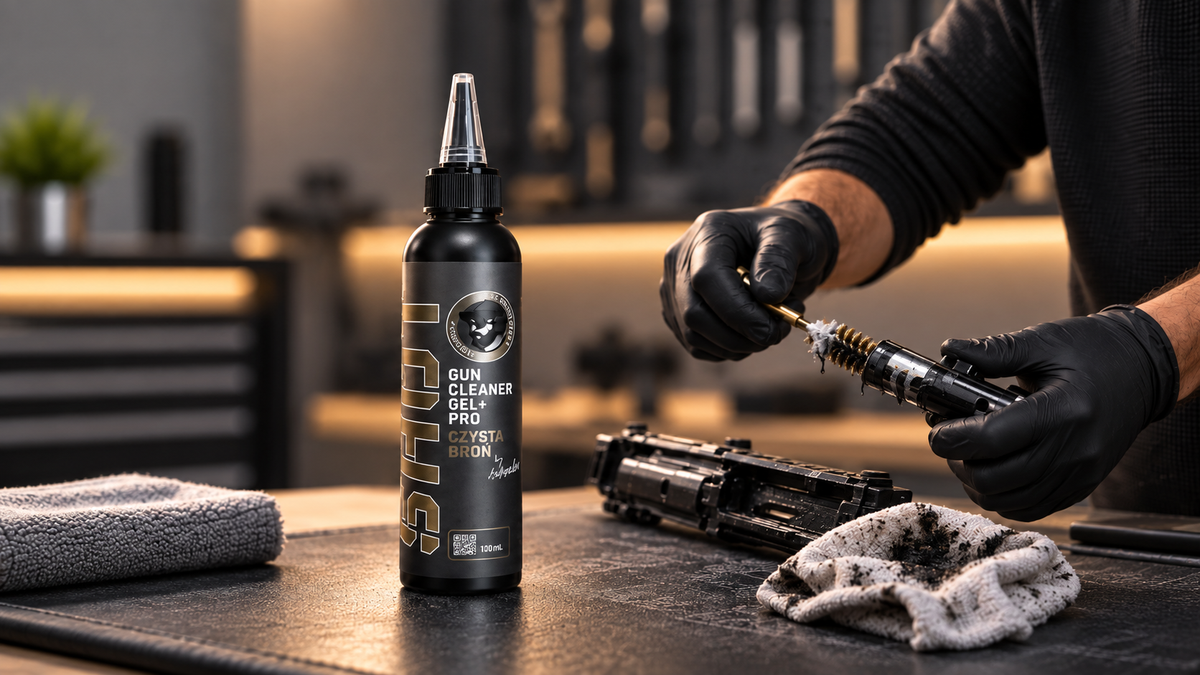 Gel nettoyant professionnel pour armes