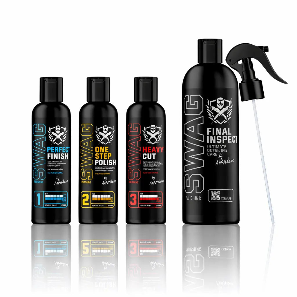 Kit Correction et Finition voiture 250ml - Polish detailing professionnel - Bubble Auto