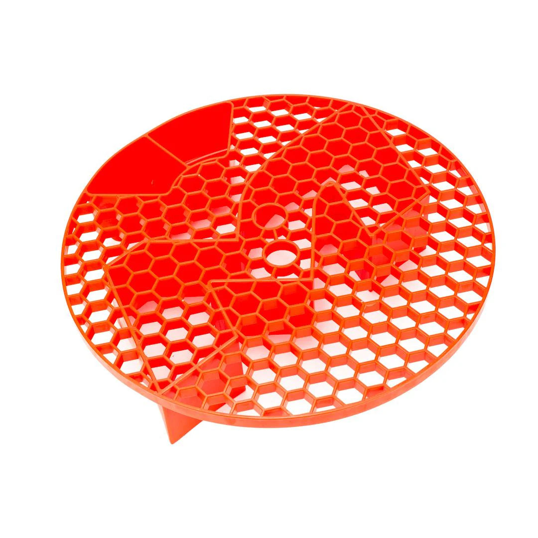 Grille filtrante seau voiture rouge - Sand killer protection lavage - Bubble Auto