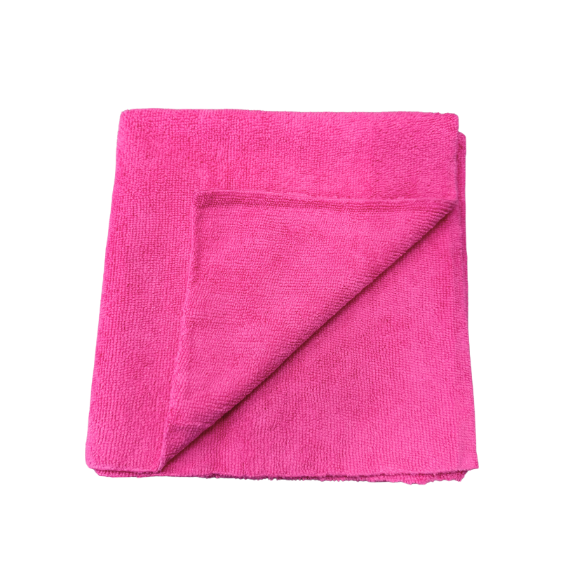Microfibre sans bord voiture rose - Detailing carrosserie - Bubble Auto