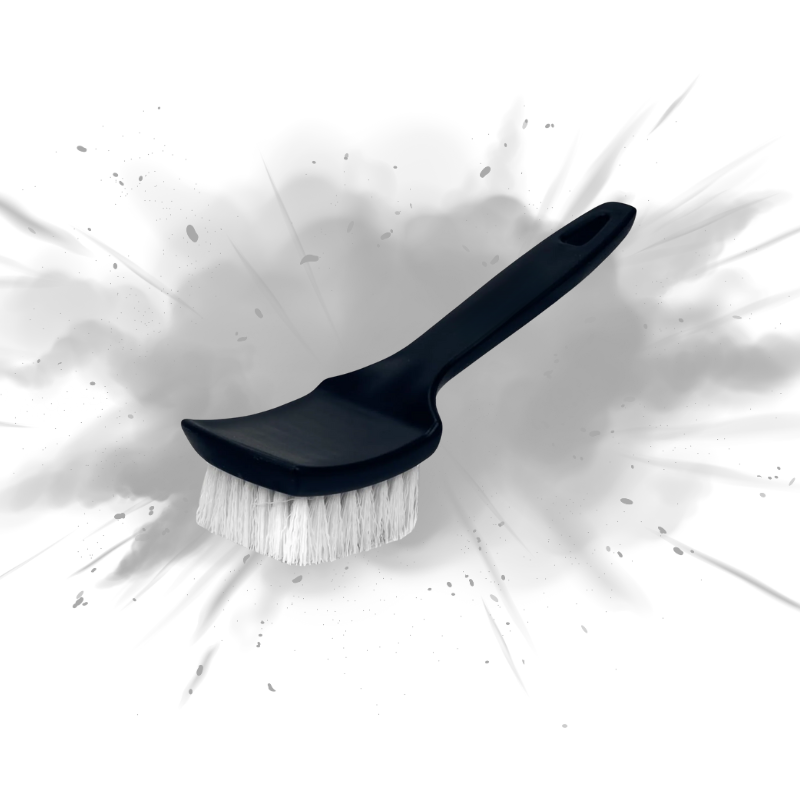 Brosse pneu voiture - Nettoyage flancs - Bubble Auto
