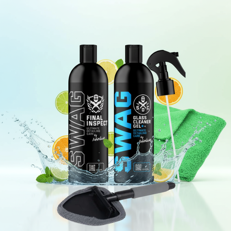 Kit Nettoyage Vitres voiture - Detailing transparence sans traces - Bubble Auto