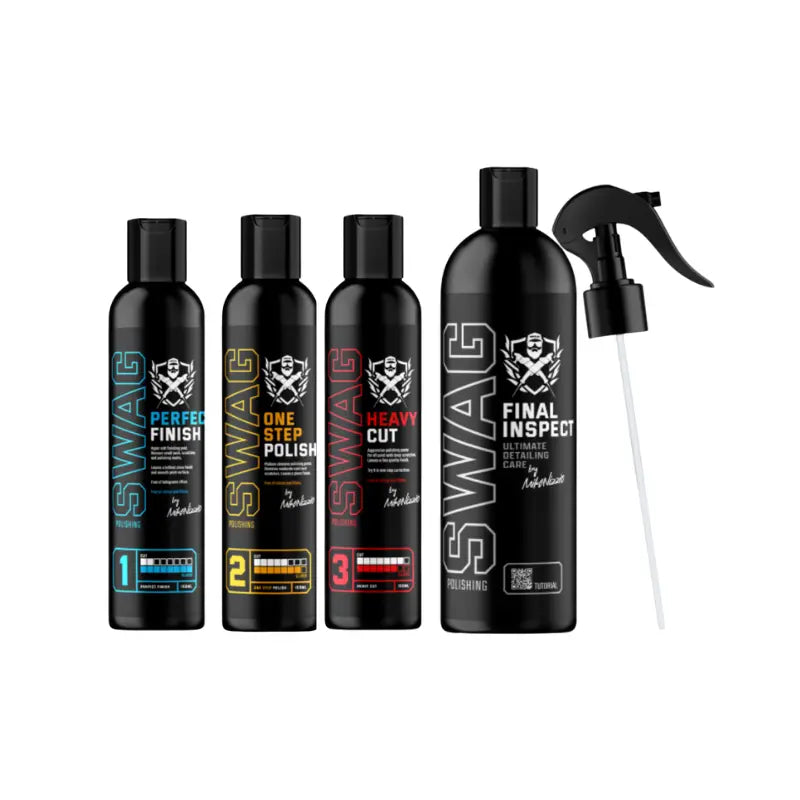Kit Correction et Finition voiture 150ml - Polish detailing professionnel - Bubble Auto