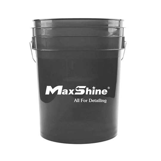 Seau voiture noir 20L - Lavage detailing transparent - Bubble Auto